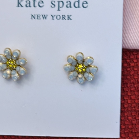 Kate Spade sparkly flower stud earrings - Picture 3 of 5